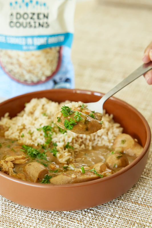 GUMBO w/ BONE BROTH RICE